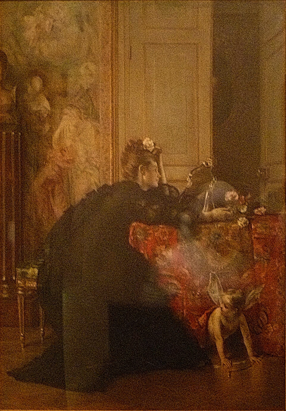 Alfred Émile Stevens - La giovane vedova o L'ultimo giorno della vedovanza, Museo Mariemont